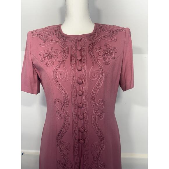 Office Siren Corp Core Office Core Sz 8 Mauve Lined Attached Jacket Wedding - Picture 2 of 13